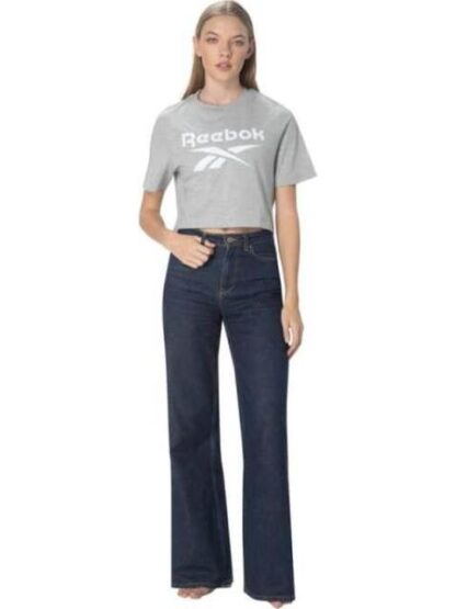 PLAYERA REEBOK IDENTITY BIG LOGO CROP TEE GRIS REEBOK