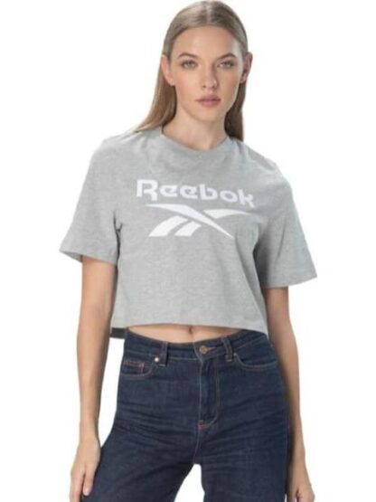 PLAYERA REEBOK IDENTITY BIG LOGO CROP TEE GRIS REEBOK - Image 2