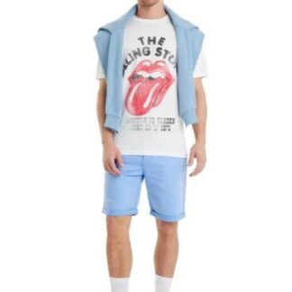 PLAYERA ROLLING STONES BEIGE THE ROLLING STONES