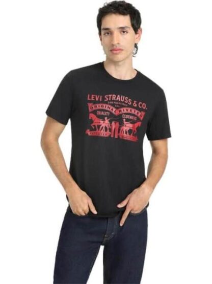 PLAYERA ROPA CASUAL NEGRO LEVIS STRAUSS