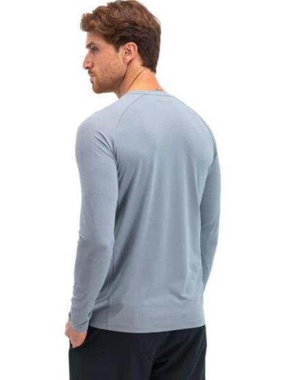 PLAYERA ROPA DEPORTIVA PLAYERA ML AZUL SKECHERS1 - Image 3