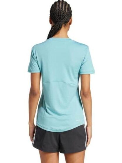 PLAYERA ROPA DEPORTIVA PLAYERA W SL T AZUL TURQUESA ADIDAS - Image 3