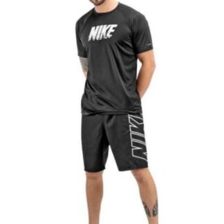 PLAYERA SLEEVE HYDROGU NEGRO NIKE SWIM