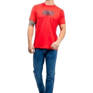 PLAYERA SLEEVE HYDROGU ROJO NIKE SWIM