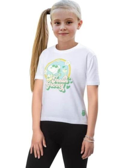 PLAYERA SNOOPY BLANCO K-SWISS