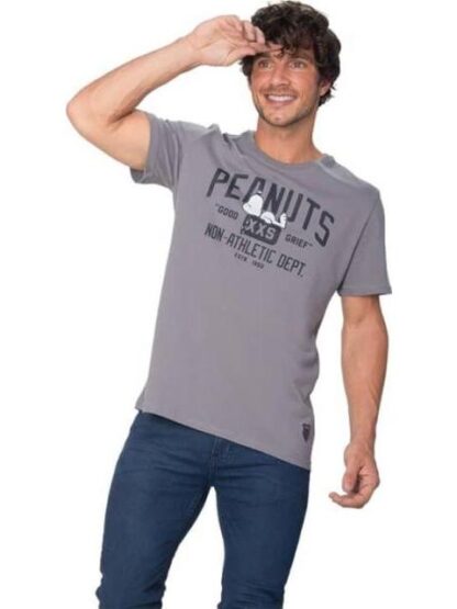 PLAYERA SNOOPY GRIS K-SWISS