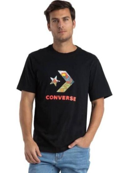 PLAYERA STAR CHEVRON BLOCK INFILL SS TEE NEGRO CONVERSE - Image 2