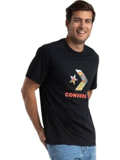 PLAYERA STAR CHEVRON BLOCK INFILL SS TEE NEGRO CONVERSE - Image 5
