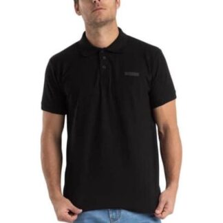 PLAYERA TIPO POLO NEGRO CATERPILLAR