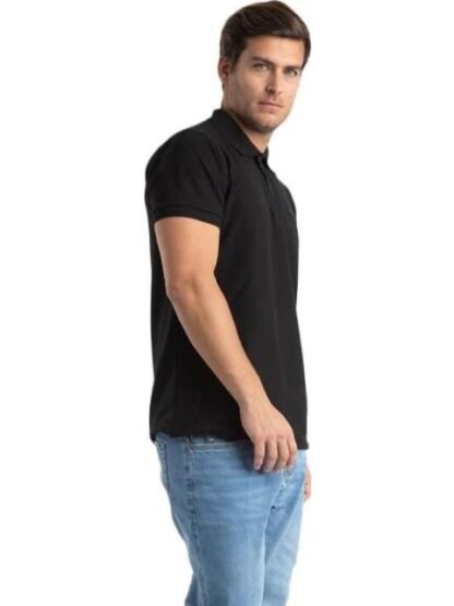PLAYERA TIPO POLO NEGRO CATERPILLAR - Image 2