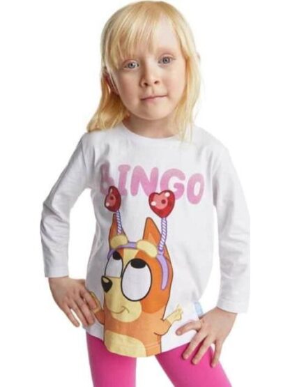PLAYERA TODDLER NIÑA MARFIL BLUEY - Image 4