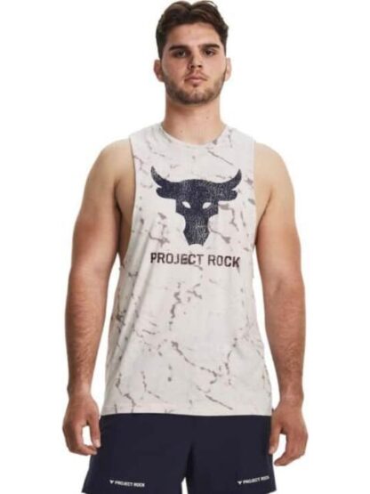 PLAYERA UA PJT ROCK BRAHMA BULL TANK BLANCO UNDER ARMOUR MEXICO - Image 4