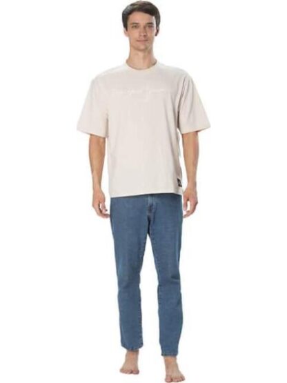 PLAYERA YANKEES T-SHIRT BEIGE MLB