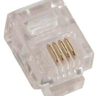 PLUG RJ11 BROBOTIX 170301 RJ11 TRANSPARENTE