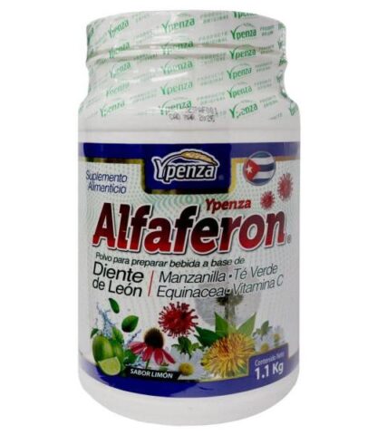 POLVO ALFAFERON DIENTE DE LEON MANZANILLA TE VERDE EQUINACEA Y VI SOLO PARA DIABETICOS