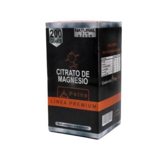 POLVO CITRATO DE MAGNESIO C 200 GRS LINEA PREMIUM GUMMA CORPORATION