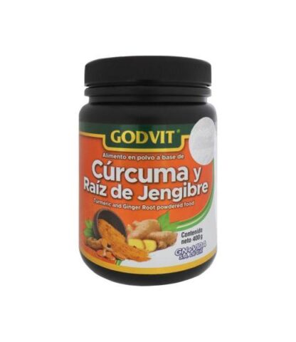 POLVO CURCUMA Y RAIZ DE JENGIBRE C 400 GR GN+VIDA
