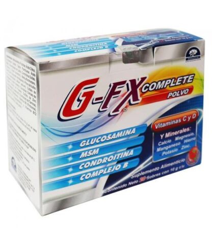 POLVO G-FX COMPLETE C 20 SOBRES DE 10 GRGLUCOSAMINA MSM CONDROITI LAB. NATUTECH