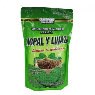 POLVO NOPAL Y LINAZA BOLSA 470 GR GN+VIDA