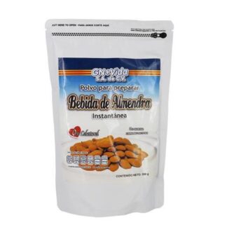 POLVO PARA PREPARAR BEBIDA DE ALMENDRAS INSTANTANEA BOLSA 500 GRS GN+VIDA