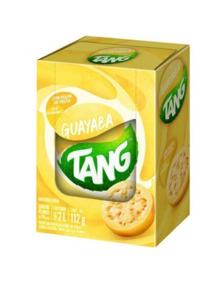 POLVO PARA PREPARAR BEBIDA TANG SABOR GUAYABA PAQUETE CON 8 SOBRES