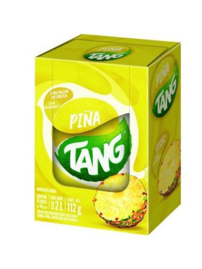 POLVO PARA PREPARAR BEBIDA TANG SABOR PINA PAQUETE CON 8 SOBRES