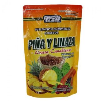 POLVO PIÑA Y LINAZA BOLSA 470 GR ADICIONADO CON OMEGA 3 6Y 9 GN+VIDA