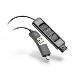 POLY ADAPTADOR DE AUDIO DA85 USB-A-C - QD 4 PIN NEGRO