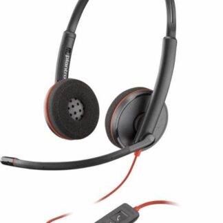 POLY AUDIFONOS BLACKWIRE 3220 ALAMBRICO USB 2.0 NEGRO