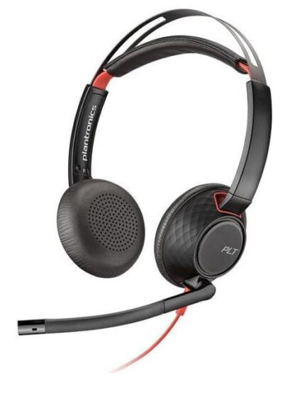POLY AUDIFONOS BLACKWIRE 5220 USB-A-3.5MM NEGRO