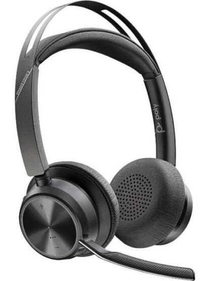 POLY AUDIFONOS CON MICROFONO VOYAGER FOCUS 2 UC MICROSOFT BLUETOOTH ALAMBRICO-INALAMBRICO USB-A NEGRO