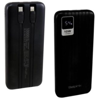 POWER BANK PILA BATERIA 10000MAH PORTATIL CARGA INALAMBRICA