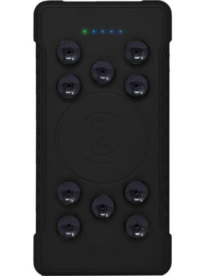 POWERBANK NPW13QCW NECNON 13000MAH CARGA 3.0 CARGA INALAMBRICA 15W ALAMBRICA 18W MICRO USB 3.0 TIPO C 3.0 VENTOSAS NEGRO NPPB1301QW