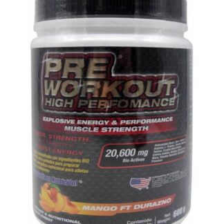 PRE WORKOUT MANGO DURAZNO 600 G F&NT