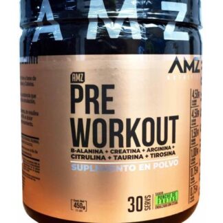 PRE WORKOUT PONCHE DE FRUTAS 450 G AMZ