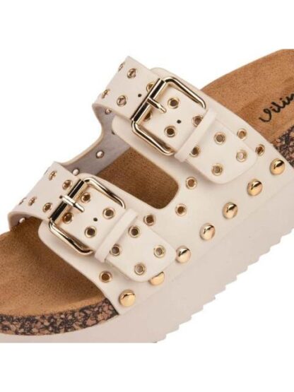 SANDALIA ESTOPEROLES BEIGE/HUESO VI LINE - Image 6