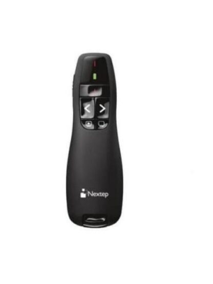 PRESENTADOR INALAMBRICO NEXTEP NE420 CON APUNTADOR LASER DE COLOR ROJO BATERIA AA ALCANCE 20 METROS