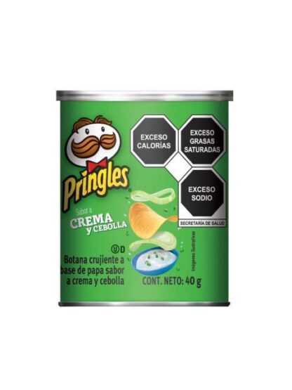 PRINGLES PAPAS FRITAS CREMA Y CEBOLLA 40 GR