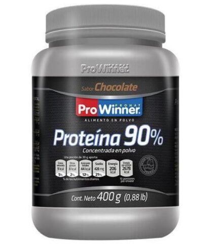 PROTEINA 90% DE SOYA CHOCOLATE 400 GR. PRONAT
