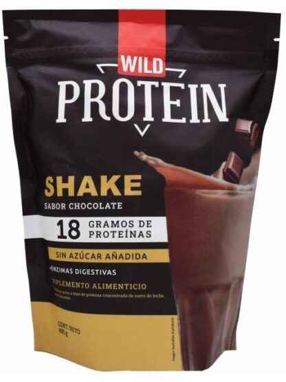 PROTEINA SHAKE CHOCOLATE 495 G WILD PROTEIN