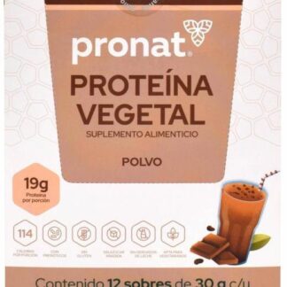 PROTEINA VEGETAL CHOCOLATE 30 G PRONAT P 12