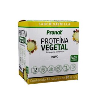 PROTEINA VEGETAL SABOR VAINILLA CAJA C 12 SOBRES PRONAT