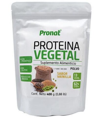 PROTEINA VEGETAL VAINILLA 400 G PRONAT