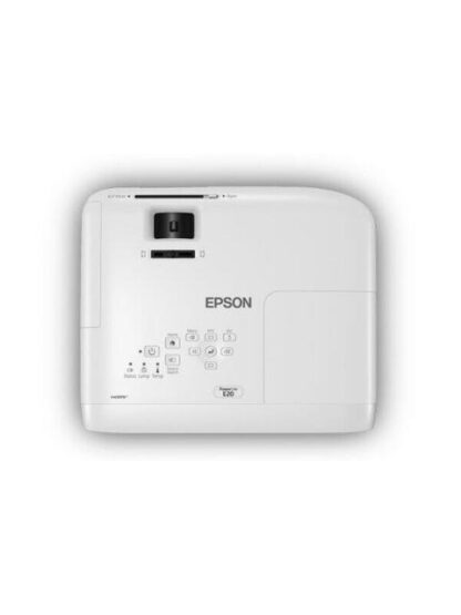 PROYECTOR PORTATIL EPSON POWERLITE E20 XGA (1024X768) 3400 LUMENES CON BOCINAS BLANCO - Image 5