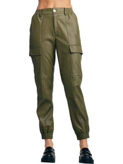 JOGGER CINTURA ALTA VERDE OLIVO HOLLY LAND - Image 3