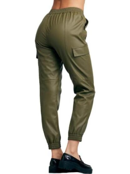 JOGGER CINTURA ALTA VERDE OLIVO HOLLY LAND - Image 4