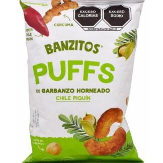 PUFFS GARBANZO CHILE PIQUIN 35 G BANZITOS