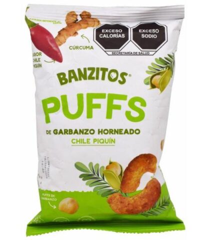 PUFFS GARBANZO CHILE PIQUIN 35 G BANZITOS