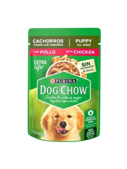 PURINA DOG CHOW SABROSOBRES CACHORROS POLLO 100 GR