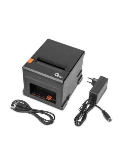 QIAN QOP-T80BL-RI IMPRESORA DE TICKETS TERMICO 203PPP USB BLUETOOTH NEGRO - Image 3